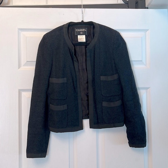 Chanel Navy and Black Jacket - size 36 - Picture 7 of 16